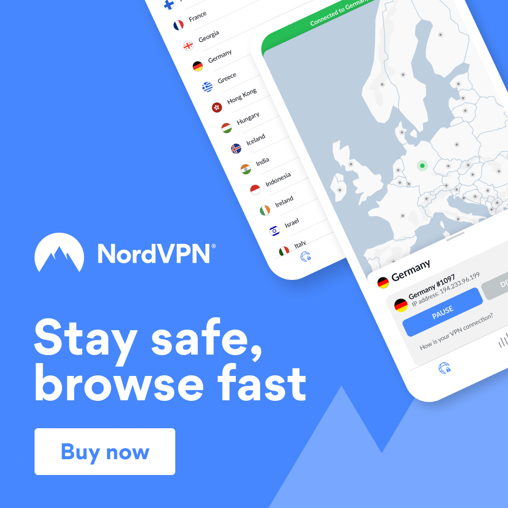 Δοκιμάστε το NordVPN το ασφαλές, γρήγορο, ανώνυμο χωρίς καταγραφές VPN